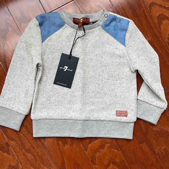 NWT boys 7 for all mankind sweater - Picture 1 of 5